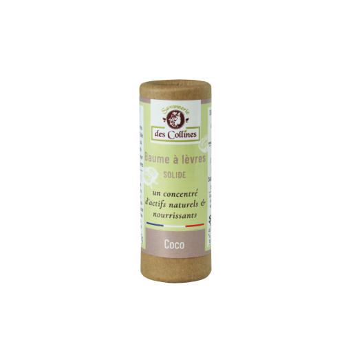 Baume a levres hydratant solide coco